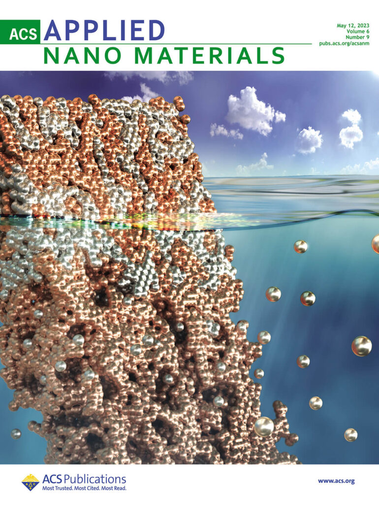 論文雑誌「ACS Applied Nano Materials 」のカバーピクチャーを制作しました[東北大学] 株式会社アートアクション