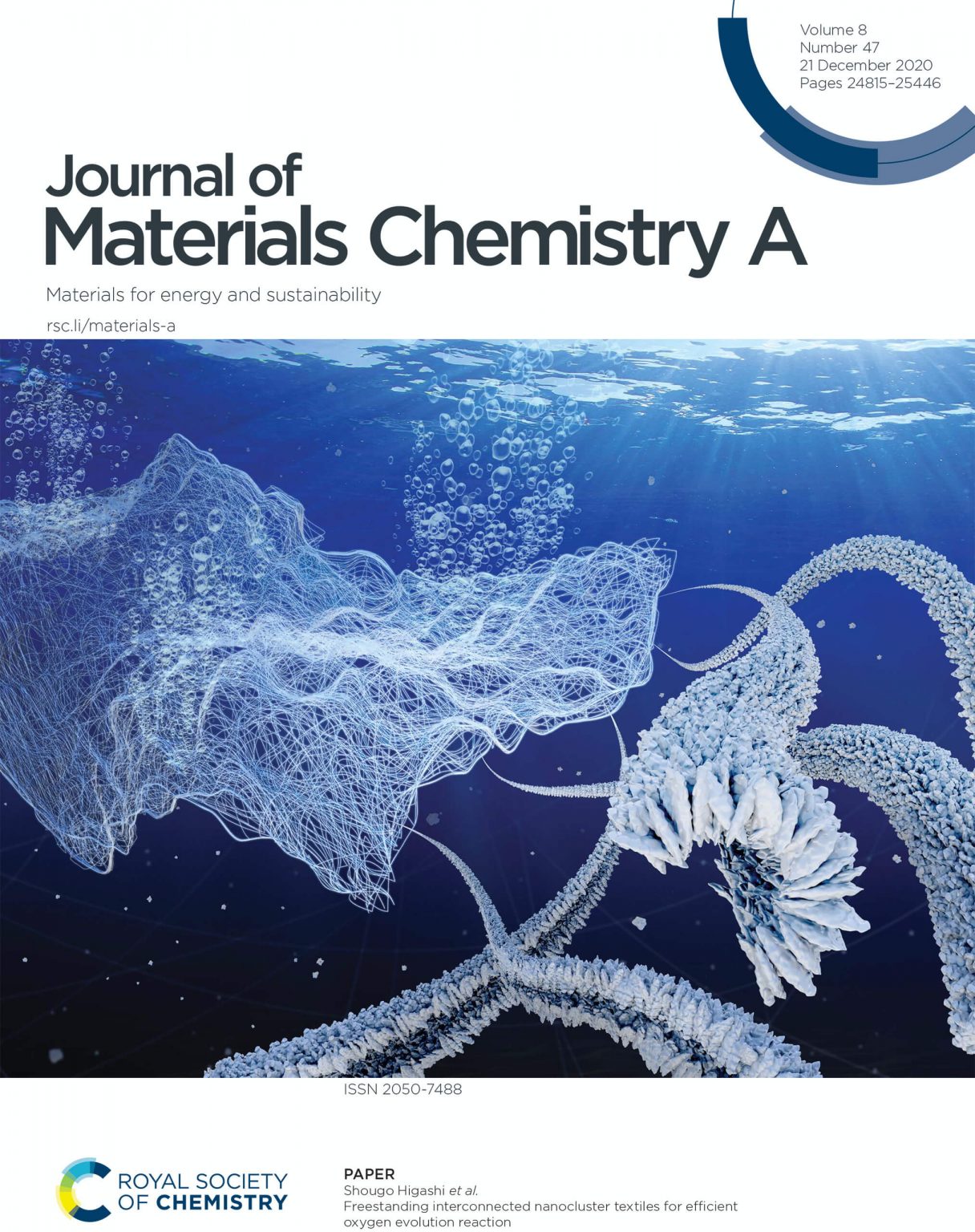 論文雑誌「Journal Of Materials Chemistry A」のカバーピクチャーを制作しました[豊田中央研究所] | 株式会社 ...